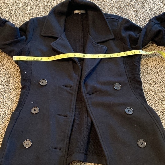 James Perse Navy Blue Pea Coat Size 1 in GUC - Picture 8 of 9